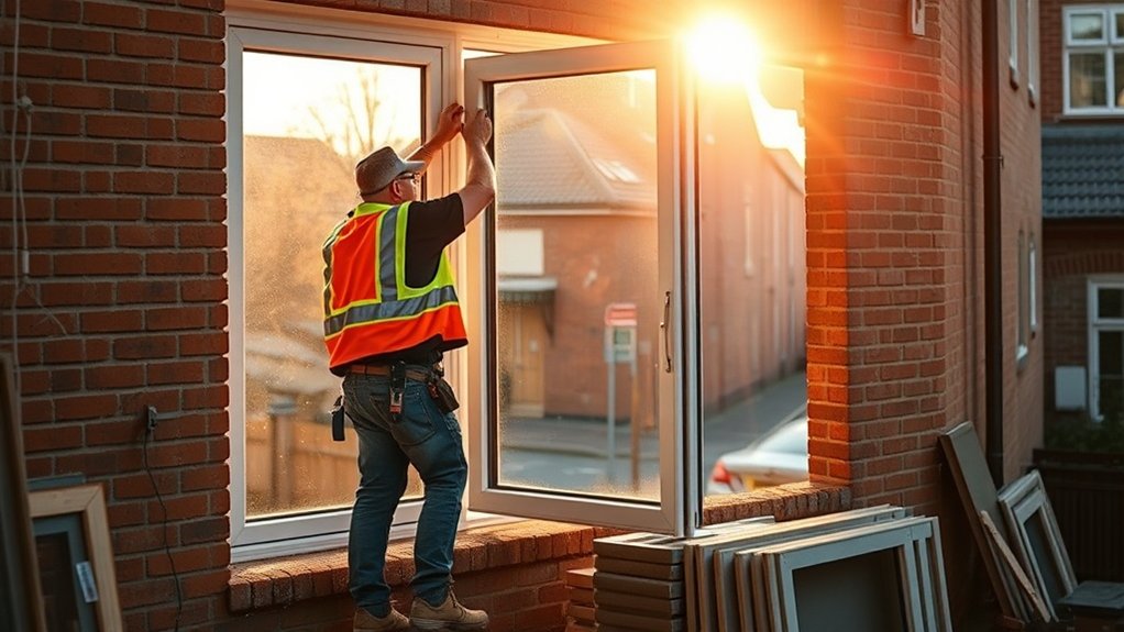 Window Installation Moss Hall