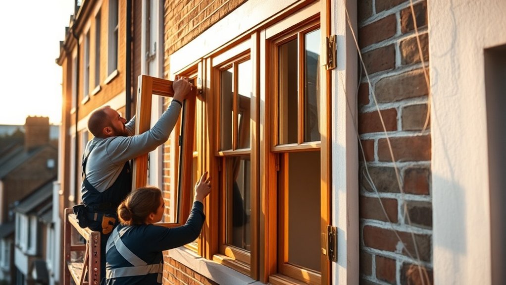Wooden Window Installation Finchley Central